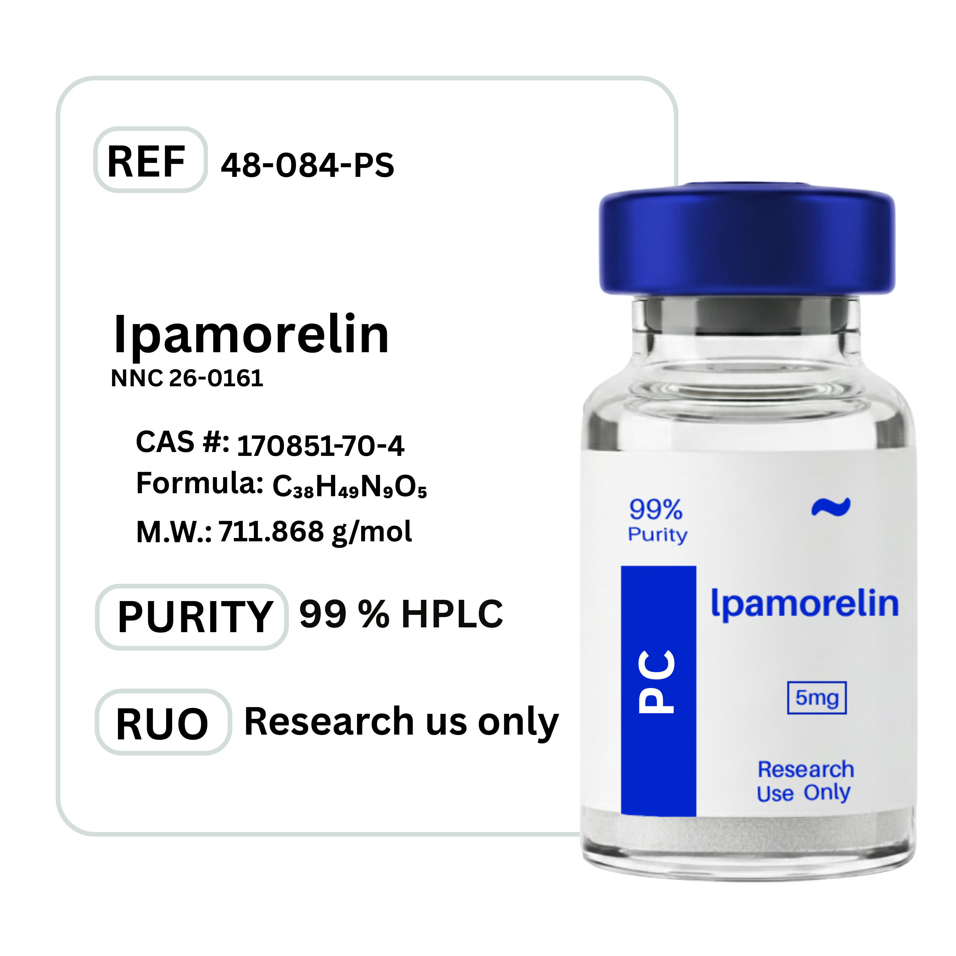 Ipamorelin - Premium Research Peptide